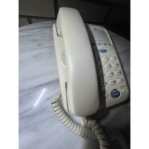 VTG GE Corded Phone beige 29318GE1 A Speaker Memory Dial Flash Redial UNTESTED
